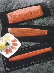 Smoked Salmon Appetizer Combination - Smoked Salmon, Blinis, Caviar, Crème Fraiche