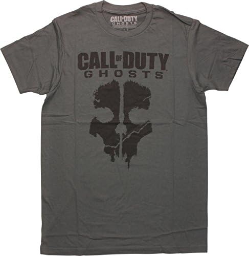 Call of Duty Ghosts Logo Men's Charcoal T-Shirt M