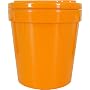 Zak Designs 1-Pint Insulated Ice-Cream Tubbie with Freezable Gel Lid, Orange