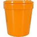 Zak Designs 1-Pint Insulated Ice-Cream Tubbie with Freezable Gel Lid, Orange