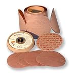 3M(TM) Microfinishing PSA Film Type UK Disc Roll 366L, 5 in x NH x 125 in Die# 500X 120 Micron [PRICE is per ROLL]
