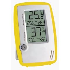 TFA 30.5015.07 Thermometer-Hygrometer-Station gelb-weiss