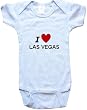 I LOVE LAS VEGAS - LAS VEGAS BABY - City Series - White, Blue or Pink Onesie / Baby T-shirt