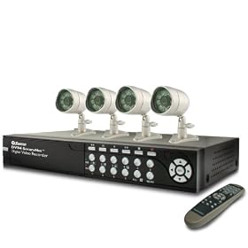 Swann SW244-4M1 DVR4 4-Channel SecuraNet Digital Video Recorder with Bulldog 4-Camera... by Swann