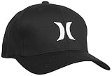 Hurley One and Only Black Men's Fitted Hat - One Size Fits All - White