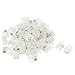 uxcell 40 Pcs RJ9 4P4C Telephone Cable End Phone Adapter Connector Modular