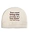TooLoud Emerson Sunset Quote Child Fleece Beanie Cap Hat