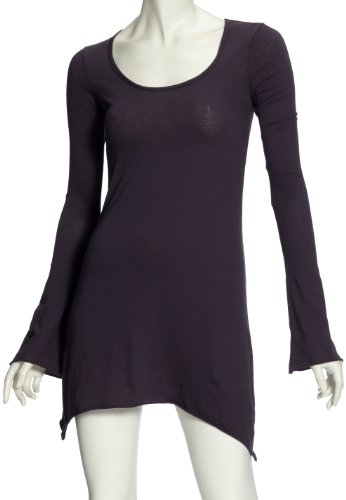 Bobi LONG SLEEVE SCOOP NECK FLARE HEM TUNIC 525-7022 Damen Shirts/ Langarmshirts, Gr. 34/  Preisvergleich