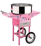 IMAGE OF Great Northern Vintage Style Vortex Cotton Candy Floss Machine with Cart
