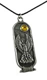 Egyptian Birth Sign Phoenix Pendant Necklace Jun-July