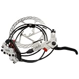 Avid Code Disc Brake Galvanized, 185 Front/Left Lever, 1000mm Hose