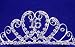 Sweet 16 Birthday Silver Rhinestone Swirl Tiara