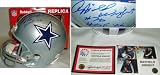 Rayfield Wright Signed Cowboys Rep Helmet w/HOF