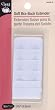 Bra Back Extender 1-1/2" Wide - White 2 Hooks