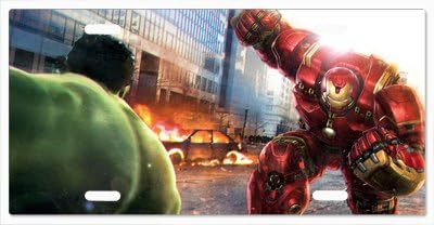 HULK VS IRON MAN HULKBUSTER Vanity License Plate