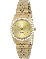 Peugeot Womens 405G  Gold Tone 4 piece Interchangeable Bezel Set Watch