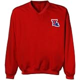 Louisiana Tech Bulldogs Red Logo Applique Microfiber Windshirt