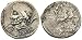 Roman Republic, L & C. Memmius L.f. Galeria, 87 B.C.; Silver Denarius