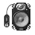 Infinity 4629CFP 180W (Peak) 4 x 6 -Inch Custom Fit Two-Way Plate Speakers (Pair)