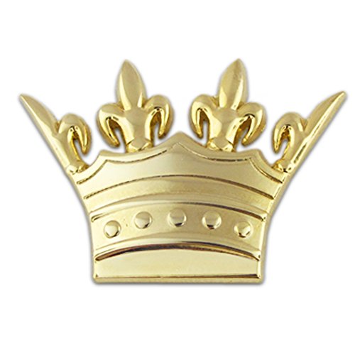 Royal Gold Crown Lapel Pin