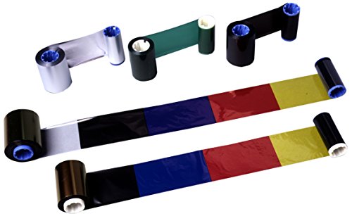 Zebra Technologies 05555GS11007 Desktop Ribbon, Wax/Resin, 244' L x 4.3" W Size, 0.5" ID Core