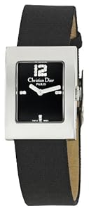 Christian Dior Women CD108109NOD1 Malice Black Leather Strap Watch