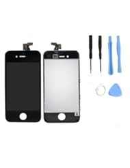 Wireless: Generic Flylinktech Replacement Digitizer and Touch Screen LCD Assembly for Black Apple iPhone 4S (for AT&T/Verizon/Sprint iPhone 4S) + 7 Piece Tools Included - Fosmon