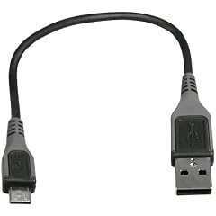 mumbi micro USB Datenkabel f�r Samsung HTC Motorola LG Blackberry Sony Ericsson mit Ladefunktion - nur 12cm lang grau