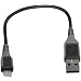 mumbi micro USB Datenkabel f�r Samsung HTC Motorola LG Blackberry Sony Ericsson mit Ladefunktion - nur 12cm lang grau