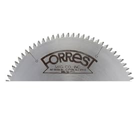 Forrest Woodworker II #1 Grind Saw Blade 10", 40T