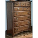 Universal Furniture 648150 Artisan Oak Drawer Chest in Vintage Mission Oak