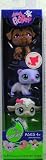 Littlest Pet Shop Sportiest 3-Pack (Brown Doggy, Ferret, Lamb)