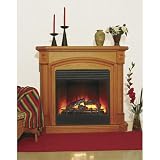 ProCom Electric Fireplace - 5000 BTU, 24in. Oak Finish by ProCom