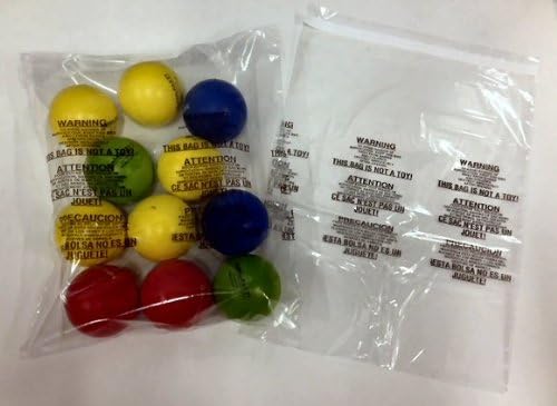 10 Bubblefast 22" x 24" 1.5 mil Self-Seal Suffocation Warning Poly Bags