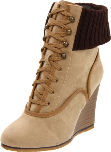 Wild Diva Womens Motiz-01 Bootie