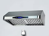 Golden Vantage 30" Under Cabinet Stainless Steel Range Hood GV-R01-75 With Baffle Filter