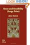 Sense and Sensibility (Large Print)
