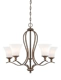 IMAGE OF Quoizel SPH5005PN Sophia 5-Light Chain Hung Chandelier, Palladian Bronze