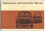 Volkswagen Type 3 Squareback & Fastback (Maintenance and Instruction Manual VW 1600 1967 Models)