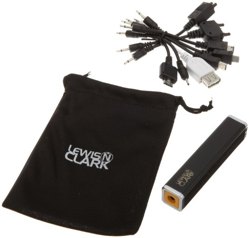 Lewis N. Clark  Emergency Cell Phone Charger,Black,One Size