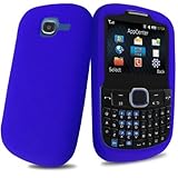 Blue Silicone Skin Case Cover for Samsung SGH-A187 AT&T