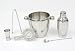 6 tlg Bar Cocktail Set aus Edelstahl Shaker Mixer Neu