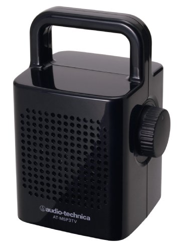 audio-technica モノラル手元スピーカー AT-MSP3TV BK