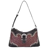 American West Zip top shoulder bag