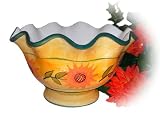 Sunflower Garden Hand-painted Fruit Bowl