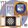 NHL New York Rangers Dart Cabinet includes Darts and Board
