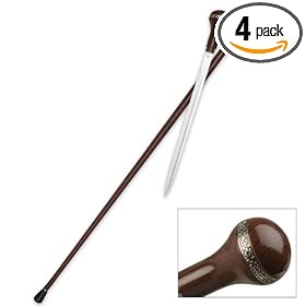 Gentlemen's Sword Walking Cane 36.5" NOT 4 PACK 1 Cane Only