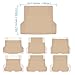 MotorTrend® Heavy Duty Premium Rubber Cargo Mat Trimmable Trunk Liner for Trucks and Sedans Multi Size X-Large (Beige)