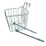 Wald #151 Drop Top Front Bicycle Basket, 14" x 9" x 7", Chrome