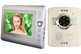 Video Door Phone Intercom System with 7" LCD Monitor & Night Vision Camera)